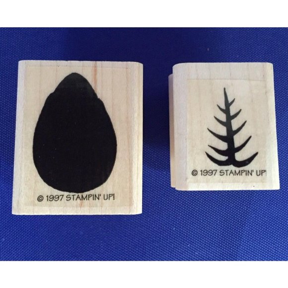 Stampin' Up Definitely Decorative Regal Rose 10 Stamps Two Step Retired 1997 - Picture 7 of 10